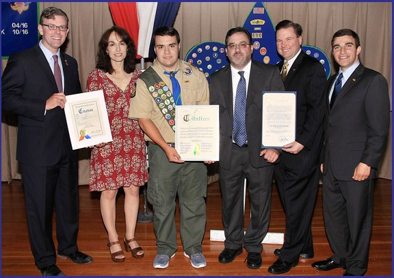 KENNEDY ATTENDS COURT OF HONOR